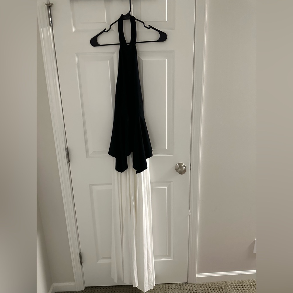 ASOS Black and White Maxi Dress